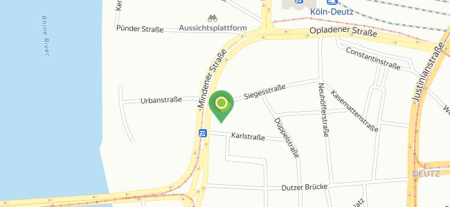 Restaurant Rheinstation, Innenstadt