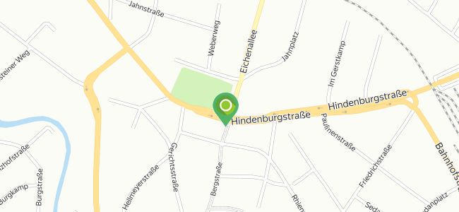Bierlokal Friedenseiche, Lage