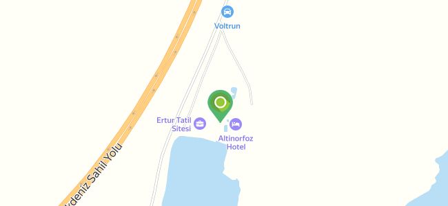 altınorfoz otel iskele yani sağdan 5. şezlong