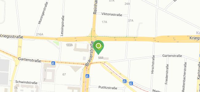 Mapa Food & Drinks, Südweststadt