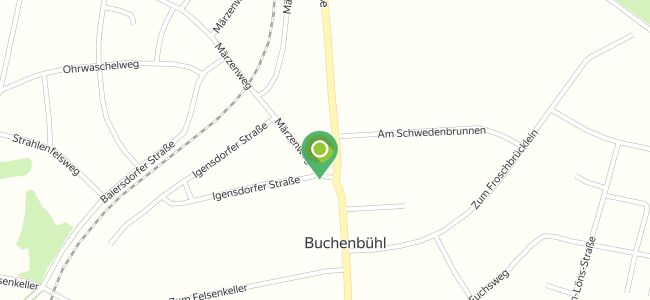 Gaststätte Saalbau Buchenbühl, Nordwestliche Außenstadt