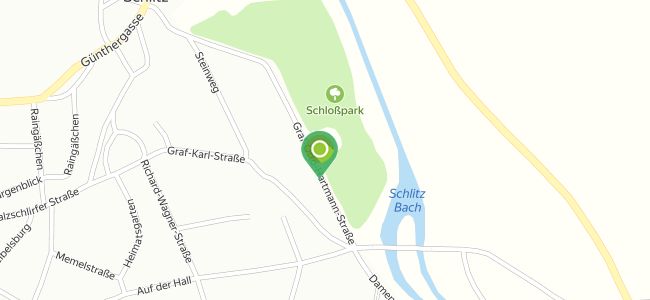 Biergarten Schloss Hallenburg, Schlitz
