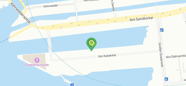 Landungsburgge, Am Sandtorkai / Dalmannkai