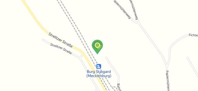 Speisegaststätte Zum Bahnhof, Burg Stargard